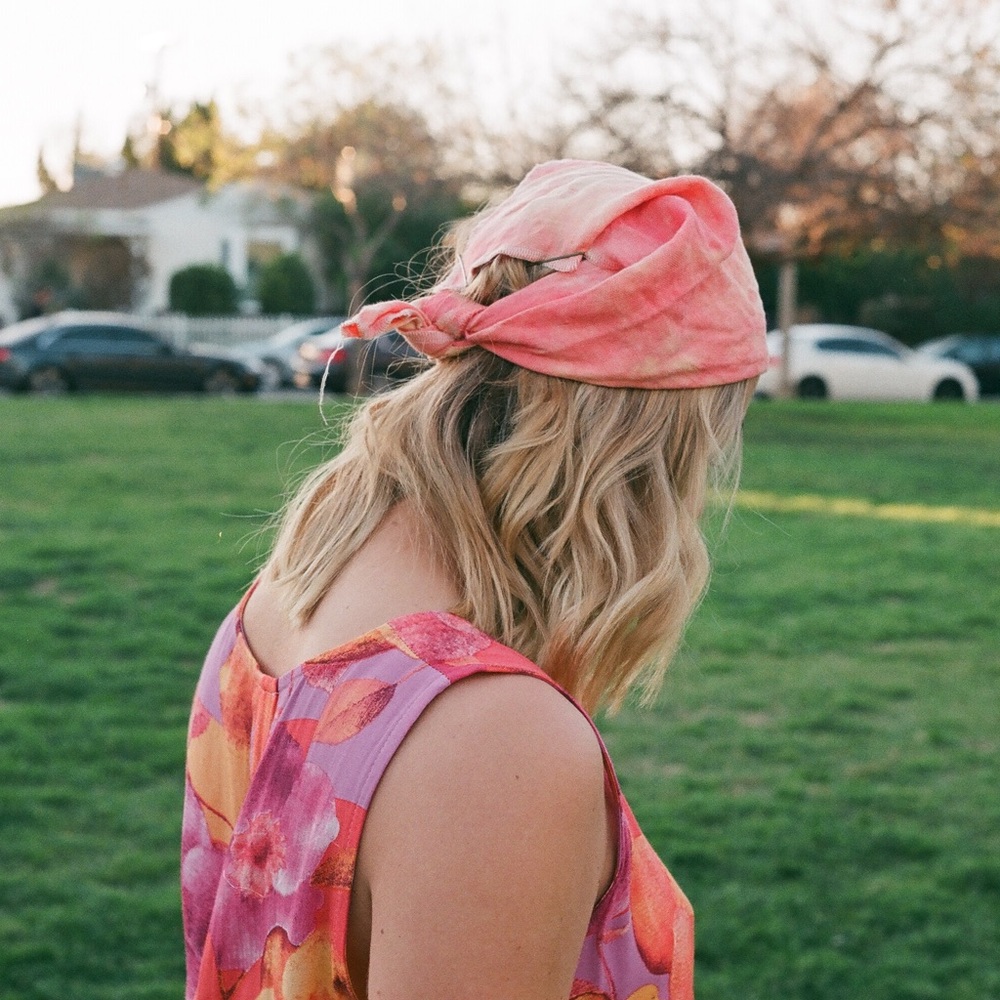 Neon tie dye cloth